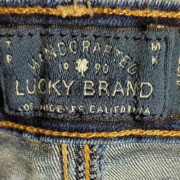 Lucky Brand Blue and Cream Floral Maxi Skirt Size M - Picture 4 of 5